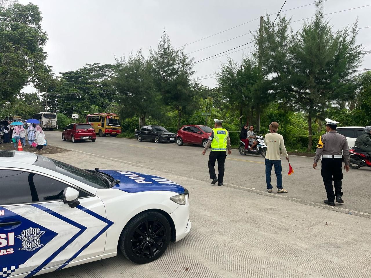 Polresta Cilacap Perkuat Pengamanan Wisata dan Blackspot Selama Operasi Keselamatan Candi